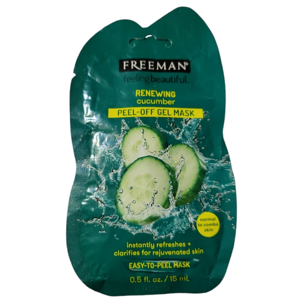 Freeman Facial Peel Off Gel Mask Cucumber 0.5 fl oz (15 ml)